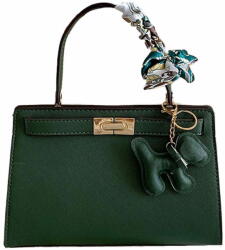  Dollcini Női kézitáskák, futártáska, divatos női táskák, PU bőrtáskák, szabadidős táskák, női/utazás/munka/napi, 28 x 18 x 11 cm, zöld