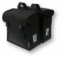 Basil Mara XXL double bag, fekete csomagtartó táska