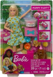 Mattel Barbie - Puppy Party, set cu papusa si accesorii (MTGXV75)