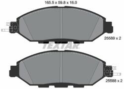 TEXTAR set placute frana, frana disc TEXTAR 2558903 (2558903)