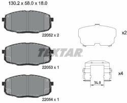 TEXTAR set placute frana, frana disc TEXTAR Q+ 2205203 (2205203)