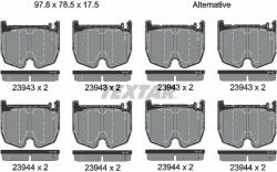 TEXTAR set placute frana, frana disc TEXTAR Q+ 2394301 (2394301)