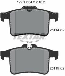 TEXTAR set placute frana, frana disc TEXTAR Q+ 2511401 (2511401)