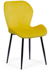  Scaun living din catifea BUC 248U galben