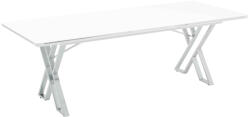 ByStol LEON Bővíthető Étkezőasztal 100×200-275 Fehér/Ezüst