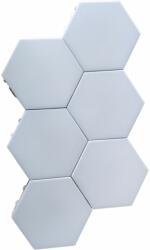 Well Set 6 aplice LED Well Crystal, magnetic, 4000 K, forma hexagonala (LEDWLN-CRYSTAL-6-WL)