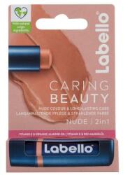 Labello Caring Beauty balsam de buze 4, 8 g pentru femei Nude
