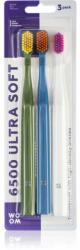 woom Toothbrush 6500 Ultra Soft periuțe de dinți 3 buc