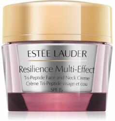 Estée Lauder Resilience Multi-Effect Tri-Peptide Face and Neck Creme SPF 15 cremă intens hrănitoare pentru tenul uscat SPF 15 50 ml