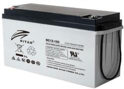 Ritar Оловна AGM Deep cycle батерия RITAR (DC12-150), 12V, 150Ah, 483 / 170 /241 mm F12/M8 RITAR, За соларни системи (RITAR-DC12-150) - megamag