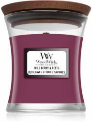 WoodWick Wild Berry & Beets lumânare parfumată cu fitil din lemn 85 g