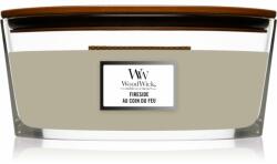 WoodWick Fireplace Fireside ароматна свещ с дървен фитил (hearthwick) 453 гр