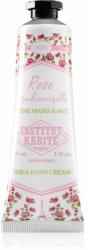 Institut Karité Paris Rose Mademoiselle Shea Hand Cream crema cu textura usoara de maini cu unt de shea tube + box