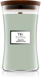 WoodWick Warm Wool lumânare parfumată cu fitil din lemn 610 g
