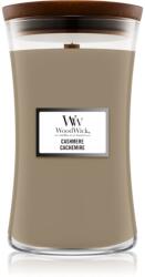 WoodWick Cashmere lumânare parfumată cu fitil din lemn 609, 5 g