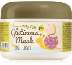 Elizavecca Milky Piggy Glutinous Mask 80% Snail Cream mască hrănitoare și intens hidratantă extract de melc 100 g