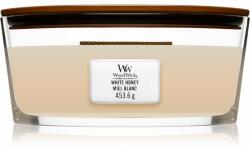 WoodWick White Honey lumânare parfumată cu fitil din lemn (hearthwick) 453 g
