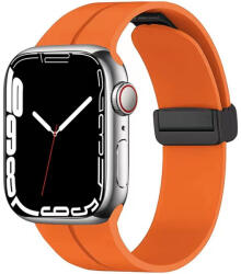4wrist Szilikon szíj mágneses csattal Apple Watch-hoz 38/40/41 mm - Orange