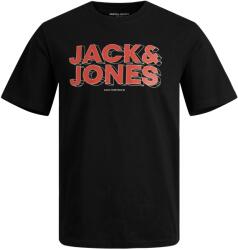 JACK & JONES Férfi póló JCOSPACE Standard Fit 12243940 black L