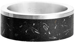 Gravelli Stílusos beton gyűrű Edge acél/atracit GJRUFSA002 60 mm
