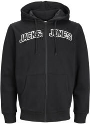 JACK & JONES Férfi melegítőfelső JJROUX Regular Fit 12241567 Black S