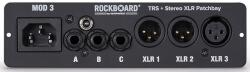Rockboard MOD 3 V2 - All-in-One TRS & XLR Patchbay for Vocalists & Acoustic Players