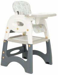 Olmitos Scaun de masa 3 in1 transformabil in scaun si masuta cu placa Lego Olmitos Beige Animals (HA033A) - babyneeds