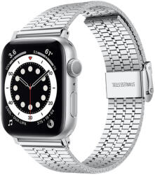 4wrist Milánói óraszíj Apple Watch-hoz 38/40/41 mm - Silver