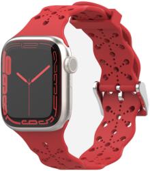 4wrist Szilikon szíj Apple Watch-hoz - 42/44/45/49 mm - Red - vivantis - 3 290 Ft
