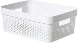 Keter Infinity Dots doboz 11L fehér (245677) - epenta
