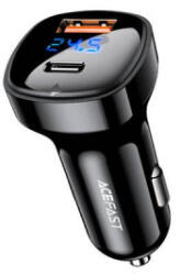 ACEFAST B4 autós töltő USB-A + USB-C 66W (6974316280392)