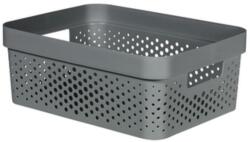 Keter Infinity Dots doboz 11L szürke (245679) - epenta