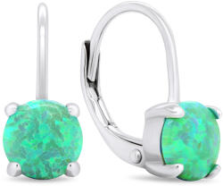 Brilio Silver Bájos ezüst fülbevaló szintetikus opálokkal EA370WG