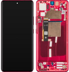 Motorola Piese si componente Display cu Touchscreen Motorola Edge 30 Fusion, cu Rama, Rosu (Viva Magenta), Service Pack 5D68C22034 (5D68C22035) - vexio