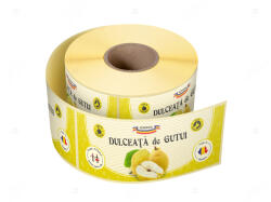 Label Print Etichete personalizate pentru borcane, Dulceata gutui, 54x144 mm, 500 etichete rola (06905631023901)