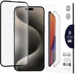 Dux Ducis Folie pentru iPhone 15 Pro Max - Dux Ducis Tempered Glass - Black (KF2314672) - vexio