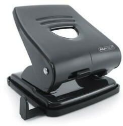 Rapesco Lyukasztó, kétlyukú, 30 lap, fém, RAPESCO 827, fekete (IRPF827MB1) (PF827AB1)