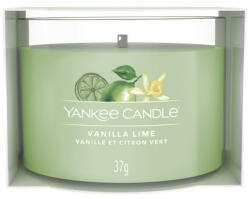 Yankee Candle Vanilla Lime üveges mintagyertya