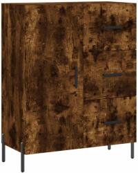 vidaXL Füstös tölgyszínű szerelt fa tálalószekrény 69, 5 x 34 x 90 cm (827929) - pepita