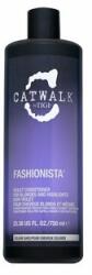 TIGI Catwalk Fashionista Violet Conditioner balsam hrănitor pentru păr blond 750 ml - brasty