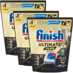 Finish Ultimate Plus All in 1 mosogatógép-kapszula, Regular, 3x 54 db (3x5999109582454)