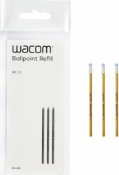 Wacom (Intuos Pro/Ballpoint Pen/Spark Pen) Ballpoint 1.0 Refill tinta szett - Fekete (3db/csomag) (ACK22207)
