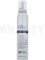 Milk Shake Silver Shine Whipped Cream öblítés nélküli kondicionáló platinaszőke és ősz hajra 200 ml