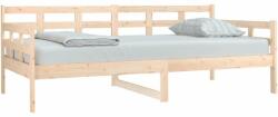 vidaXL Tömör fenyőfa kanapéágy 90 x 190 cm (820367) - pepita
