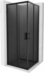 Mexen Rio Zuhanykabin Toló ajtóval 80 x 80 cm, grafit, fekete (5907709147287)