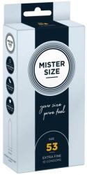 MISTER SIZE Pachet 10 Prezervative Mister Size (53 mm)
