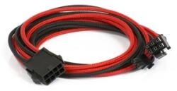 Phanteks Cablu prelungitor Phanteks 6+2-pini PCIe, 50cm, Red/Black, PH-CB8V_BR