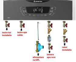 Tecnogas Pachet instalare pentru centrala termica pe GPL, cu putere cuprinsa intre 24-28 kW