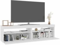 vidaXL 2 db magasfényű fehér tv-szekrény led-világítással 75x35x40 cm (804404) - pepita