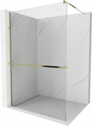 Mexen Kioto+ Walk-In Zuhanyfal - 110x200 cm, 8 mm Üveg, Arany (5907709177413)